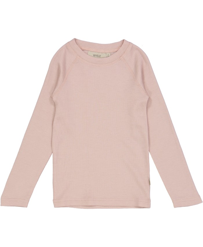 Wheat Wool TShirt LS rose powder